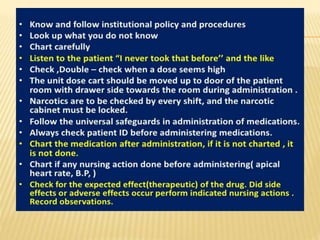 Medication administration - NABH  ( Dhananjay Pratap )