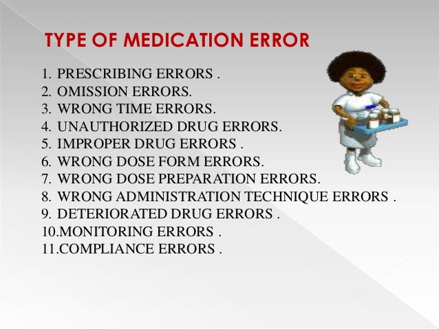 medication error medication error