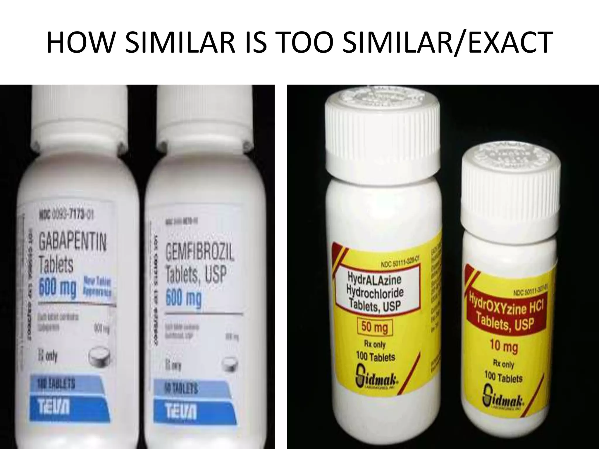 HOW SIMILAR IS TOO SIMILAR/EXACT
 