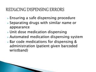 Medication error | PPTX