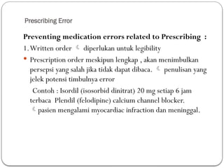 Jam Medication Materi kuliah Farmasi Medication tentang Error | PPTX