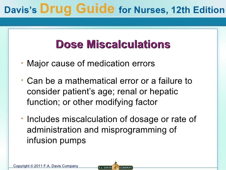 Medication errors