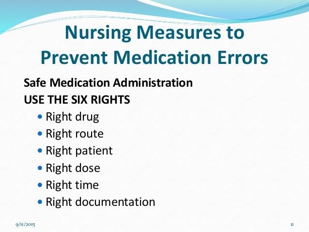 Nursing Student Medication Errors A Retrospective Review Nursing Student Medication Errors A Retrospective Review