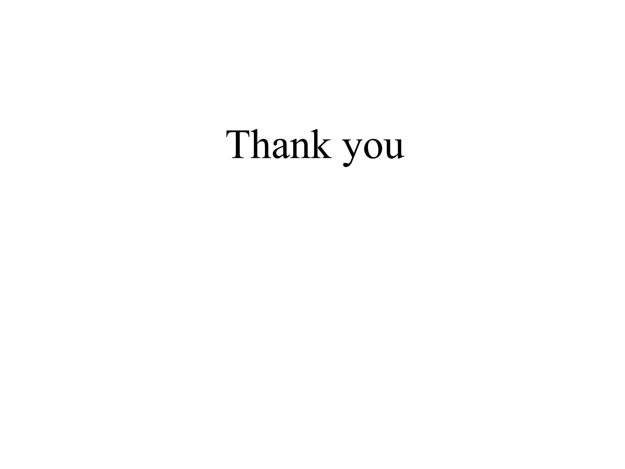 Thank you
 