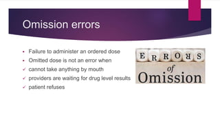 Medication errors | PPTX