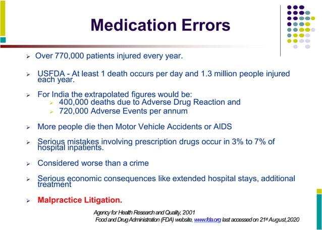 Medication Errors, types, reporting, prevention | PPTX | Pharmaceutical ...