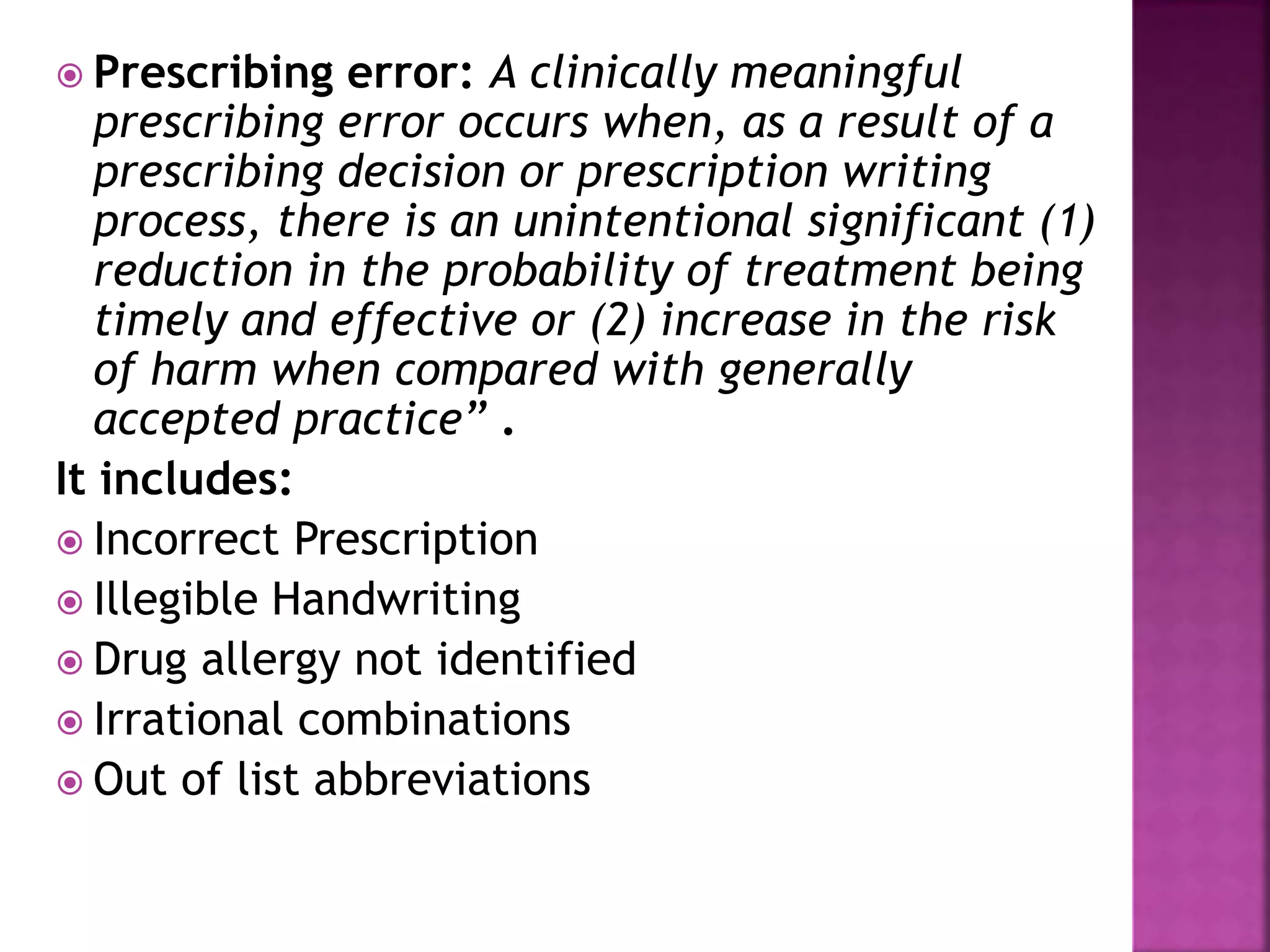 Medication errors ppt | PPTX