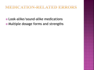 Medication Error Prevention in ppt video online download