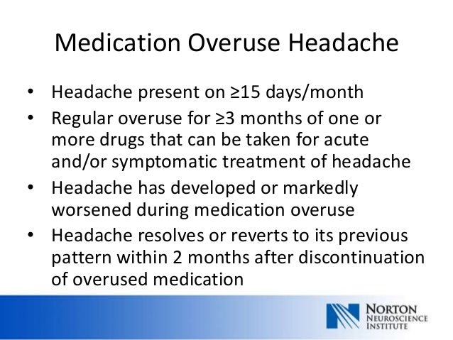 Medication maze headache school april 2013