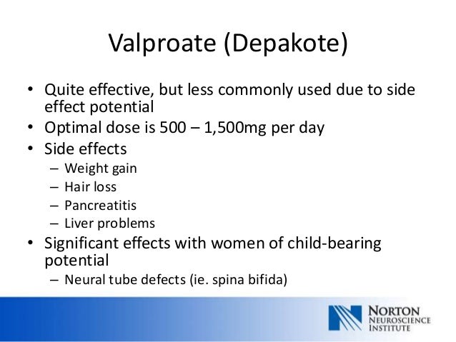 Depakote Er Side Effects Hair Loss
