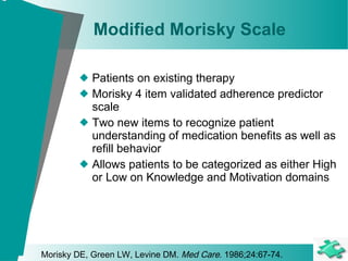 Medication Non Adherence X | PPT
