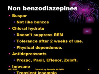Nonbenzos Medications Affecting The Nervous System | PPT