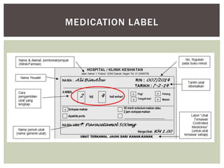 MEDICATION LABEL
 
