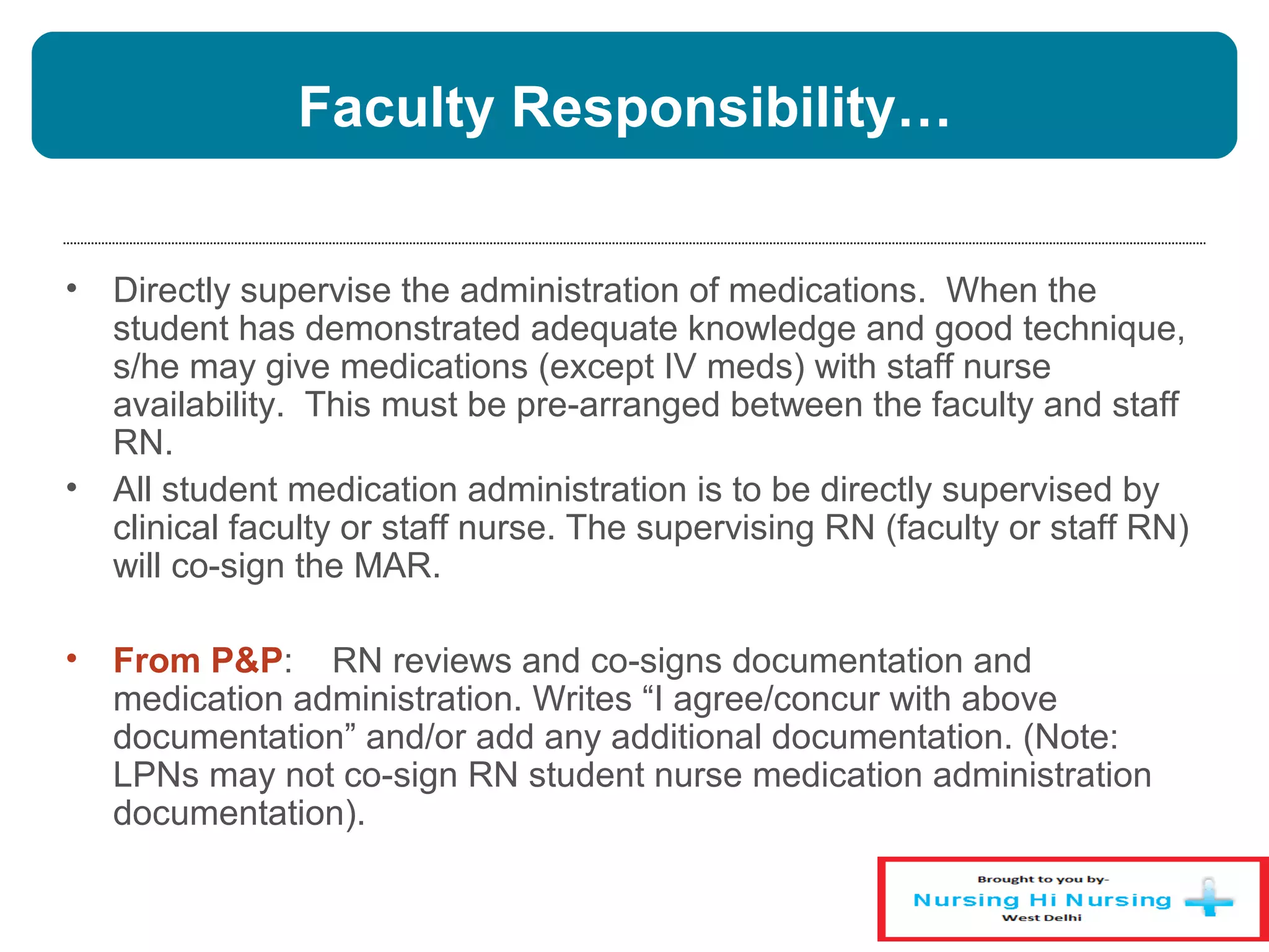Medication safety and administration | PPT