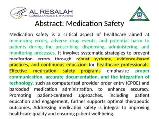 Medication Administration and Safety at Home Care Settings | PPTX