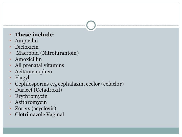 Pregnancy safe during azithromycin