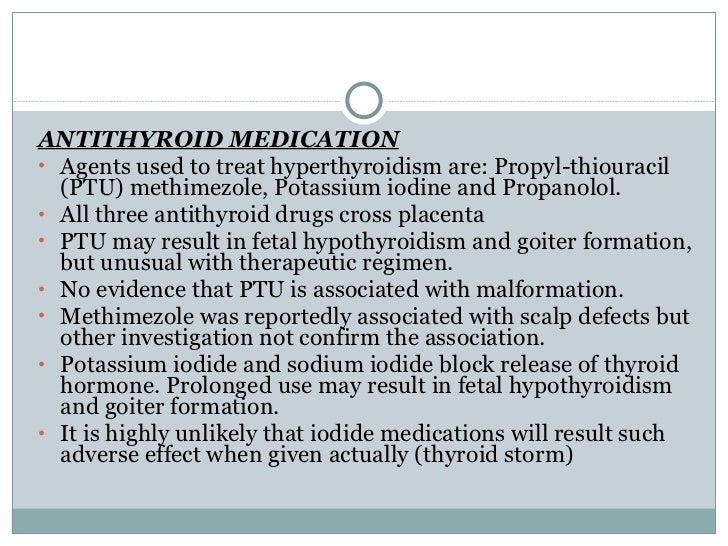 Medications during pregnancy