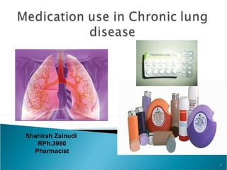 Shahirah Zainudi
RPh.3960
Pharmacist
1
 