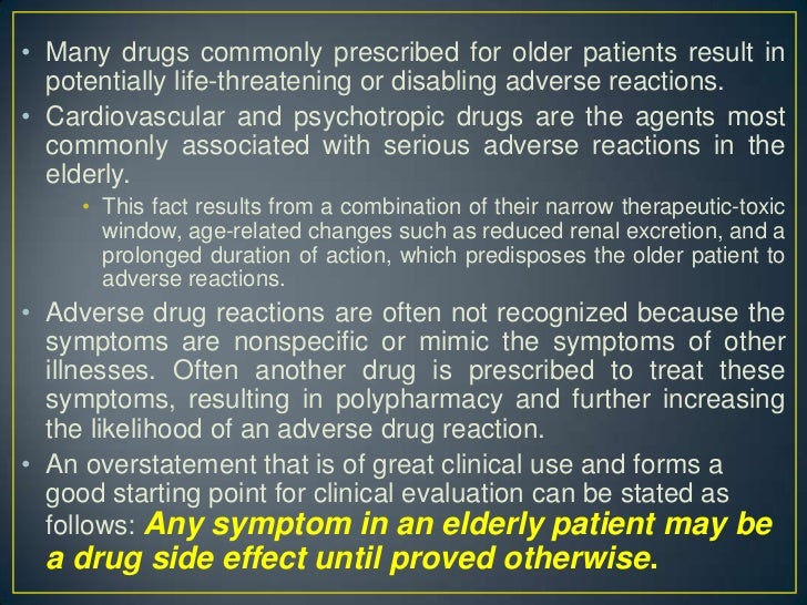 Medication use in elderly Medication use in elderly