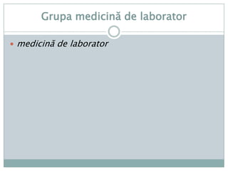 Grupamedicină de familiemedicină de familie