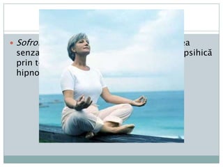 Homeopatie: se administreazăbolnavului doze infinitezimaledintr-o substanţă care - în doze mari - provoacăaceleaşisimptome ca ale bolnavului de tratat, dupăprincipiulsimiliasimilibuscurantur (Christian Hahnemann).