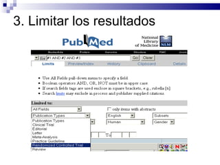 3. Limitar los resultados  