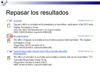 Repasar los resultados  