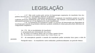 LEGISLAÇÃO
 