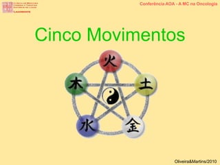Cinco Movimentos
Conferência AOA - A MC na Oncologia
Oliveira&Martins/2010
 