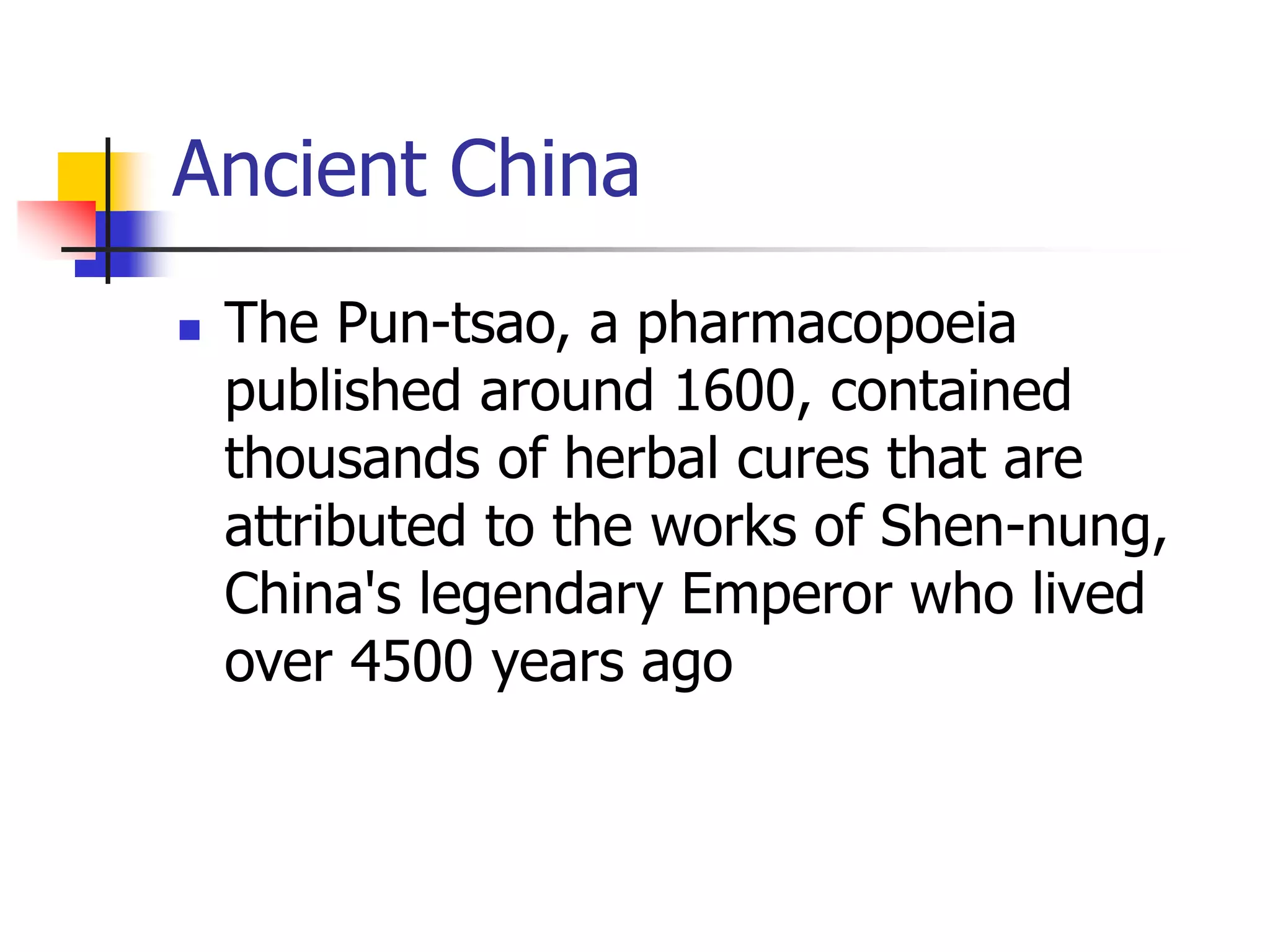 HISTORY SCOPE AND IMPORTANCE OF MEDICINAL PLANTS PPT visual data 3