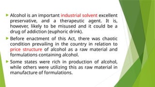 Medicinal and Toilet Preparations Act, 1955 – Excise Duty Regulations ...