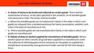 Medicinal and toilet preparation act (Excise duty act | PDF