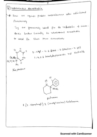 short note on SAR of benzodiazepines , antypsychotics and anaesthetics ...