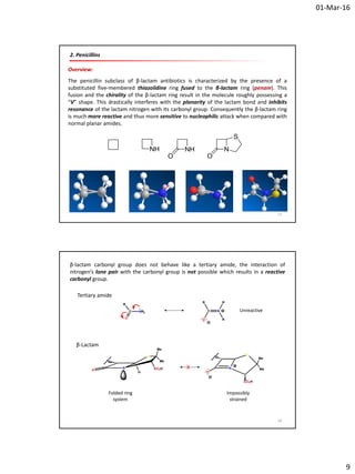 Medicinal chemistry iii_penicillins_part_1 | PDF