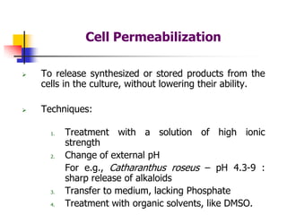 Plant Tissue culture part II by Dr. Preeti Verma | PDF