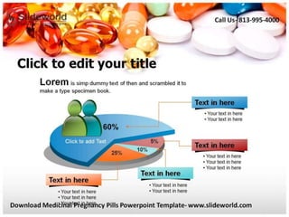 Medicinal Pregnancy Pills Powerpoint Template