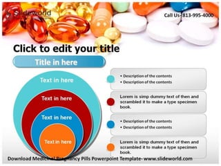 Medicinal Pregnancy Pills Powerpoint Template