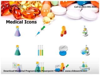 Medicinal Pregnancy Pills Powerpoint Template