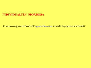 INDIVIDUALITA’ MORBOSA


Ciascuno reagisce di fronte all’Agente Dinamico secondo la propria individualità
 