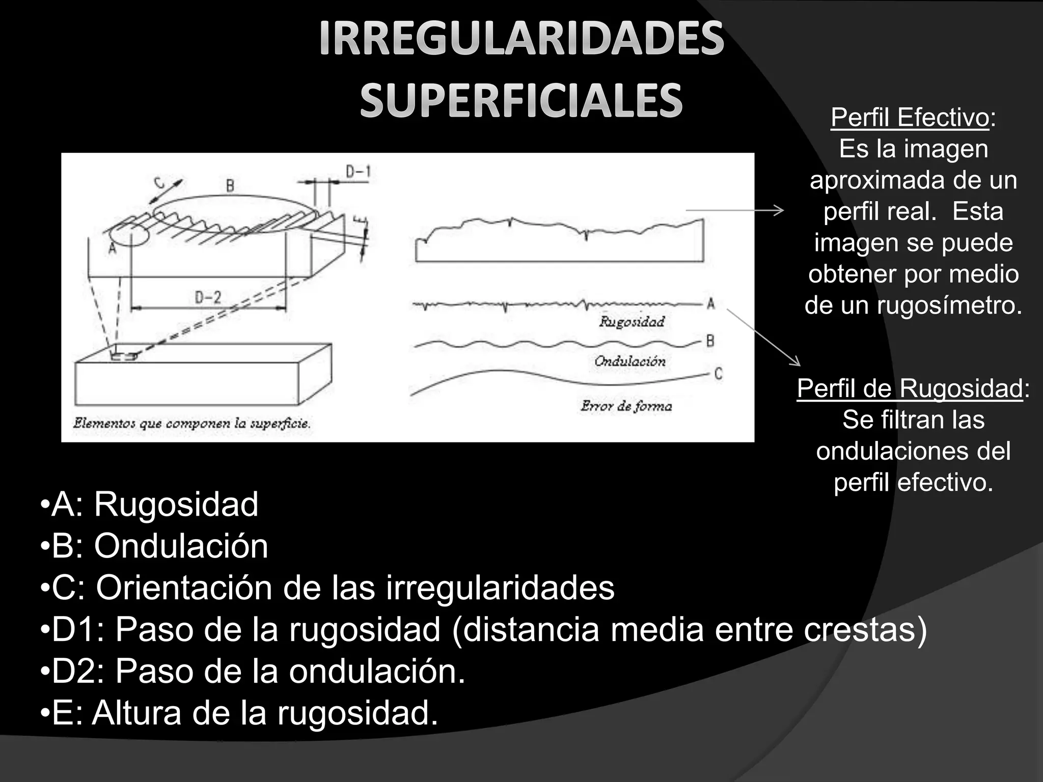 Signo Rugosidad Medición de rugosidades | PPTX | Geology | Science