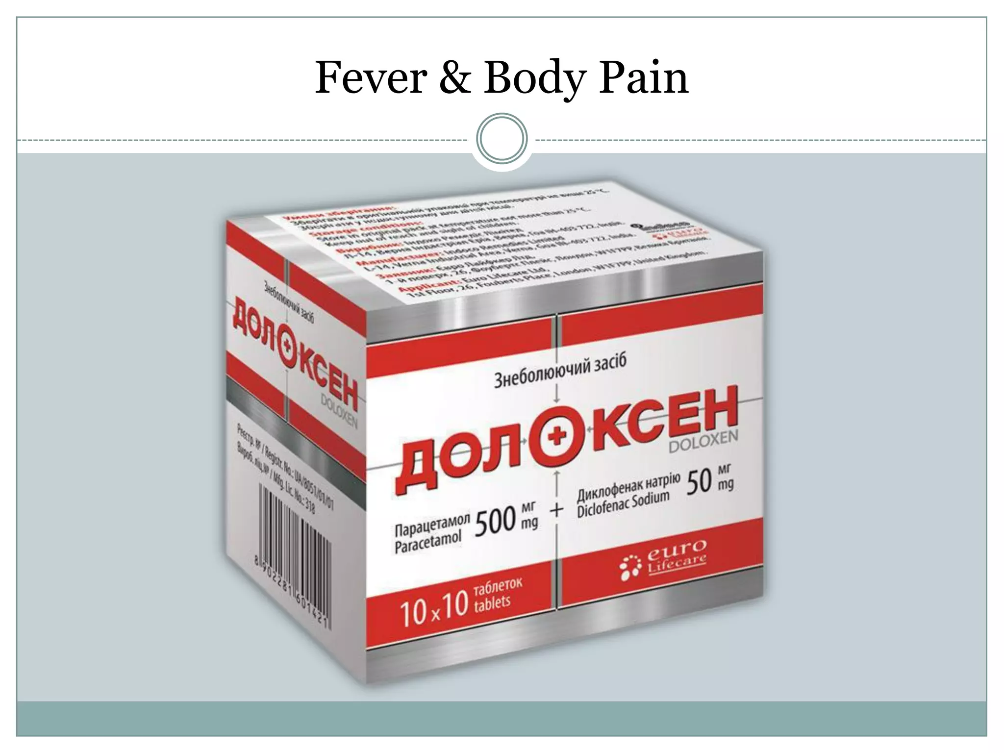 Fever & Body Pain
 