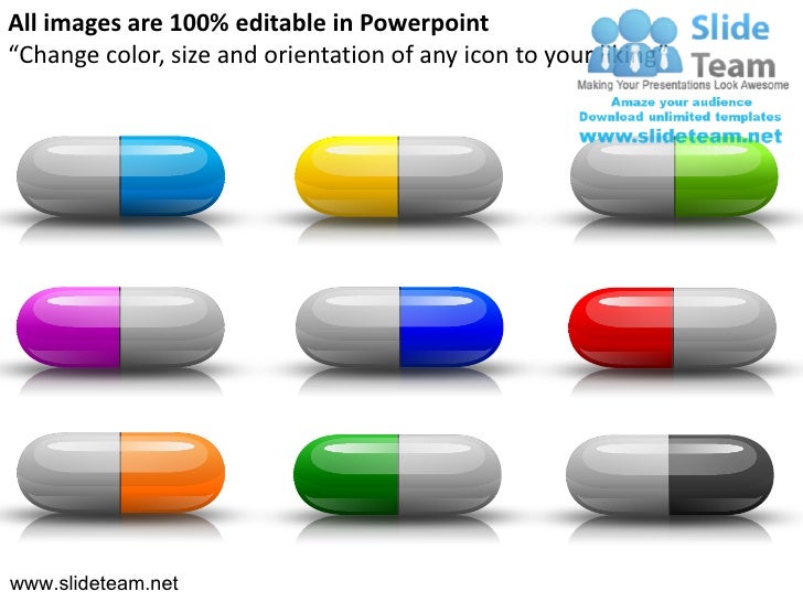 medicine bottles vitamins capsules powerpoint presentation slides