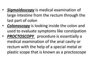 Medicine constipation ppt | PPTX