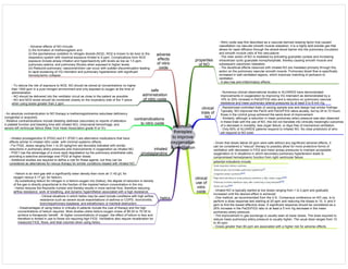 adjunctive
therapies
to improve
oxygenation
& ventilation
properties
of NO
clinical
trials of
NO
- Numerous clinical observational studies in ALI/ARDS have demonstrated
improvements in oxygenation by improving VQ mismatch as demonstrated by a
10% to 20% increase in PaO2/FIO2 ratio and a reduction on pulmonary vascular
resistance and mean pulmonary arterial pressures by at least 5 to 8 mm Hg.
- Nitric oxide was first described as a vascular-derived relaxing factor that caused
vasodilation via vascular smooth muscle relaxation. It is a highly lipid-soluble gas that
allows for rapid diffusion through the alveoli-blood barrier into the pulmonary circulation
and smooth muscle cells of the vasculature.
- The main action of NO is mediated by activating guanylate cyclase and increasing
intracellular cyclic guanylate monophosphate, thereby causing smooth muscle and
subsequent vasomotor relaxation.
- The beneficial effects observed with inhaled NO are mediated primarily through this
action on the pulmonary vascular smooth muscle. Pulmonary blood flow is specifically
increased in well-ventilated regions, which improves matching of perfusion to
ventilation.
- It also has anti-inflammatory effects
- Randomized controlled trials of varying sample size and design had similar findings.
Typically, NO improved the PaO2 and PaO2/FIO2 ratios acutely, but by 24 to 72 hours
those in the control group achieved the same level of improvement.
- Similarly, although a reduction in mean pulmonary artery pressure was also observed
in these trials with the use of NO, this did not translate into clinically meaningful outcomes
of a decrease in mortality, less organ failure, or days free of mechanical ventilation.
- Only 60% of ALI/ARDS patients respond to inhaled NO. No clear predictors of who
will respond to NO exist.
clinical
use of
nitric
oxide
- Given that doses below 40 ppm were safe without any significant adverse effects, it
can be considered a "rescue" therapy to possibly allow for more protective forms of
ventilation with decreases in FIO2 and mean airway pressures to maintain acceptable
oxygenation or in situations in which secondary pulmonary hypertension leads to
compromised hemodynamic function from right ventricular failure
potential indications include:
- Inhaled NO is typically started at low doses ranging from 1 to 2 ppm and gradually
increased until the desired effect is achieved.
- One method, as recommended from the U.K. Consensus conference on NO use, is to
perform a dose response test starting at 20 ppm and reducing the doses to 10, 5, and 0
ppm to find the lowest effective dose. A significant response should be considered as a
20% increase in the PaO2/FIO2 ratio or at least a 5 mm Hg decrease in the mean
pulmonary artery pressure.
- The improvement in gas exchange is usually seen at lower doses. The dose required to
reduce mean pulmonary artery pressure is usually higher. The usual dose ranges from 10
to 40 ppm.
- Doses greater than 80 ppm are associated with a higher risk for adverse effects.
adverse
effects
of nitric
oxide
- Adverse effects of NO include:
(i) the formation of methemoglobin and
(ii) the spontaneous oxidation to nitrogen dioxide (NO2). NO2 is known to be toxic to the
respiratory system with maximal exposure limited to 5 ppm. Complications from NO2
exposure include airway irritation and hyperreactivity with levels as low as 1.5 ppm,
pulmonary edema, and pulmonary fibrosis when exposed to higher levels.
(iii) Rebound pulmonary: vasoconstriction can occur with sudden discontinuation leading
to rapid worsening of VQ mismatch and pulmonary hypertension with significant
hemodynamic collapse
safe
administration
of nitric oxide
- To reduce the risk of exposure to NO2, NO should be stored at concentrations no higher
than 1000 ppm in a pure nitrogen environment and only exposed to oxygen at the time of
administration.
- NO should be delivered into the ventilator circuit as close to the patient as possible.
- NO and NO2 levels should be monitored closely on the inspiratory side of the Y-piece
when using doses greater than 2 ppm.
contraindications
to nitric oxide
- An absolute contraindication to NO therapy is methemoglobinemia reductase deficiency
(congenital or acquired).
- Relative contraindications include bleeding diathesis (secondary to reports of alteration
in platelet function and bleeding time with inhaled NO), intracranial hemorrhage, and
severe left ventricular failure (New York Heart Association grade III or IV).
inhaled
prostaglandins
- Inhaled prostaglandins I2 (PGI2) and E1 (PGE1) are alternative medications that have
effects similar to inhaled nitric oxide with minimal systemic effects.
- For PGI2, doses ranging from 1 to 25 ng/kg/min are favorably tolerated with similar
reductions in pulmonary artery pressures and improvements in oxygenation as inhaled NO.
- PGE1 has the advantage of a more rapid degradation by the pulmonary endothelial cells,
providing a selective advantage over PGI2 at higher doses.
- Additional studies are required to define a role for these agents, but they can be
considered as alternatives for rescue therapy for similar conditions treated with inhaled NO.
heliox
- Helium is an inert gas with a significantly lower density than room air (1.42 g/L for
oxygen versus 0.17 g/L for helium).
- By substituting helium for nitrogen in a helium-oxygen mix (heliox), the degree of reduction in density
of the gas is directly proportional to the fraction of the inspired helium concentration in the mix.
- Heliox reduces the Reynolds number and thereby results in more laminar flow, therefore reducing
airflow resistance, work of breathing, and dynamic hyperinflation associated with a high resistance.
- Clinical situations in which heliox may be used include conditions with high airflow
resistance such as severe acute exacerbations of asthma or COPD, bronchiolitis,
bronchopulmonary dysplasia, and extrathoracic or tracheal obstruction.
- Disadvantages of using heliox in critically ill patients include the cost of therapy and the high
concentrations of helium required. Most studies utilize helium:oxygen mixes of 80:20 or 70:30 to
achieve a therapeutic benefit. At higher concentrations of oxygen, the effect of helium is less and
therefore is limited in use to those not requiring high FIO2. Ventilators also require recalibration for
measured FIO2, flows, and tidal volumes when using heliox.
 