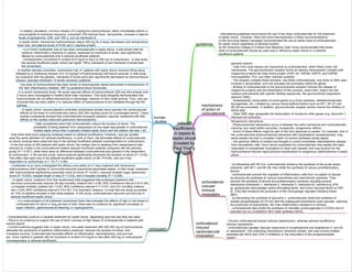 adrenal
insufficiency
in sepsis &
septic shock
[created by
Paul Young
10/12/07]
guidelines
- international guidelines recommend the use of low dose corticosteroids for the treatment
of septic shock. However, there are some discrepancies in these recommendations.
(i) the Surviving Sepsis Campaign recommended the use of stress dose of corticosteroids
for septic shock regardless of adrenal function.
(ii) the American College of Critical Care Medicine Task Force recommended that stress
dose of corticosteroids should be used only in refractory septic shock or in adrenal
insufficient patients.
mechanisms
of action of
corticosteroids
genomic actions
- Cells from most tissues are responsive to corticosteroids, which freely cross cell
membranes. The glucocorticoids receptor forms an inactive intracytosolic complex with
chaperone proteins like heat shock protein (HSP) 40, HSP56, HSP70, and HSP90,
immunophillins, P23, and other unknown proteins
- The receptor contains three domains: one binds corticosteroids, one binds to DNA, also
involved in dimerization; and one activates the promoters within the genes.
- Binding of corticosteroids to the glucocorticoids receptor induces the release of
chaperone proteins and the dimerization of the complex, which then, enters into the
nucleus and interacts with specific binding sequences, the glucocorticoid responsive
element (GRE).
- Subsequently, transcription of some genes (e.g.most cytokines, adhesionmolecules,
lipoxygenase, etc.) initiated by various transcriptional factors such as AP1, NF-AT and
NF-kB are prevented. In addition, glucocorticoids receptor dimers induce the inhibitor of
NFkB (IkB).
- Other GRE sites upregulate the transcription of numerous other genes (e.g. lipocortin-1,
thymosin-b4 sulfoxide).
Nongenomic interactions
- Physicochemical interactions occur in-between the cell's membrane and corticosteroids
inducing very rapid (within seconds), nonspecific, nongenomic effects.
- Some of these effects might be part of the host response to sepsis. For example, loss in
the corticosteroids physicochemical interaction with hypothalamic synaptosomes], may
partly explain the loss in circadian rhythm of cortisol synthesis during sepsis.
- non genomic effects of cortisol are thought to control immediate catecholamine release
from sympathetic cells. Such neural modulation by corticosteroids may explain the rapid
restoration of sympathetic modulation on heart and vessels, and may account for the
hydrocortisone induced rapid pressure sensitization to exogenous catecholamine in septic
shock.
corticosteroid
induced
immune
modulation
- by interacting with NF-IL6, corticosteroids enhance the synthesis of the acute phase
reactants; with AP-1 and NF-kB, they inhibit the synthesis of various proinflammatory
factors.
- corticosteroids prevent the migration of inflammatory cells from circulation to tissues
by blocking the synthesis of various chemokines and chemotactic cytokines. They
prevent the synthesis of almost all proinflammatory cytokines including several
interleukins (interleukin-1, interleukin-2, interleukin-3, interleukin-6), interferon-g (IFN-
g), granulocyte macrophage colony stimulating factor, and tumor necrosis factor-a (TNF-
a). They also enhance the production of the macrophage migration inhibitory factor
(MIF).
- by stimulating the synthesis of lipocortin-1, corticosteroids inhibit the synthesis of
soluble phospholipase A2 (PLA2) and the subsequent arachidonic acid cascade, reducing
the production of leukotrienes, the main inflammatory mediators in humans.
- corticosteroids also inhibit the synthesis of inducible cyclooxygenase-2 (COX2) and of
inducible but not constitutive nitric oxide synthase (NOS).
corticosteroid
induced
cardiovascular
modulation
- Chronic corticosteroid excess induces hypertension, whereas adrenal insufficiency
induces hypotension.
- corticosteroids regulate vascular responses to norepinephrine and angiotensin II, but not
to vasopressin. The underlying mechanisms remained unclear, and may involve multiple
pathways like iNOS and COX-2 inhibitions or the stimulation of the phosphoinositide
system.
human
studies
- in healthy volunteers, a 6-hour infusion of 3 mg/kg/min hydrocortisone, either immediately before or
concomitantly to endotoxin exposure, prevented LPS-induced fever, tachycardia, increase in plasma
levels of epinephrine, CRP, and TNF-a, but not interleukin-6.
conclusion
- In septic shock, intravenous hydrocortisone (about 300 mg for 5 days) decreases core temperature,
heart rate, and plasma levels of PLA2 and C-reactive protein.
- In a French multicenter trial on low dose corticosteroids in septic shock, it was shown that the
systemic inflammatory response to sepsis, assessed by interleukin-6 levels, was significantly
altered by corticosteroids only in adrenal insufficient patients
- nonresponders (increment in cortisol of 9 mg/dl or less) to 250 mg of corticotropin. In that study,
the adrenal insufficient septic shock had higher TNFa, interleukin-6 and interleukin-8 levels than
the remainders.
- In another placebo-controlled, randomized trial, 41 patients with septic shock received 50mg bolus
followed by a continuous infusion of 0.18 mg/kg/h of hydrocortisone until shock reversal. In that study,
as compared with the placebo, interleukin-6 levels were also significantly decreased by hydrocortisone
infusion, whereas interleukin-10 levels remained unaltered.
- low dose of hydrocortisone has been shown to downregulate sepsis-associated overexpression of
the 'late' inflammatory mediator, MIF by peripheral blood monocytes
- In a recent randomized study, the acute vascular effects of hydrocortisone (200 mg intra-arterial over
3 hours) were investigated in healthy adult male volunteers. This study elegantly demonstrated that
hydrocortisone did not affect biochemical or physiologic markers of nitric oxide activity. Thus, one can
conclude that any early (within 3 h) vascular effect of hydrocortisone is not mediated through the NO
pathway.
- In septic shock, several placebo-controlled randomized studies have reported the cardiovascular
effects of low dose of corticosteroids (about 200-300 mg/day) given for a prolonged period. These
studies consistently showed that corticosteroids increased systemic vascular resistance with little
effects on the cardiac index and pulmonary hemodynamics.
- trials consistently show that corticosteroids reduce the duration of shock. The
probability of being weaned from vasopressor at one week was greater in corticosteroid-
treated septic shock than in placebo-treated septic shock and the relative risk was 1.60
- Only three trials have subgroup analyses based on adrenal insufficiency. However, only two studies
used the same definition for adrenal insufficiency. In both of them, the favorable effects of corticosteroids
on shock reversal were observed only in the adrenal insufficient patients (nonresponders to corticotropin).
- In the first study of 300 patients with septic shock, the median time to weaning from vasopressors was
reduced by 3 days in the corticosteroid-treated adrenal insufficient patients compared with the placebo
group (P = 0.001), while there were no difference between corticosteroids and placebo in the responders
to corticotropin. In the second study, hydrocortisone significantly shortened the duration of shock (P = 0.02).
This effect was seen only in the adrenal insufficient septic shock (n=26; P=0.06), and not in the
responders to corticotropin (n = 15; P = 0.90).
- Confalonieri et al. have investigated the efficacy and safety of a 7-day treatment with intravenous
hydrocortisone (240 mg/day) in community-acquired pneumonia associated sepsis. In their study, treatment
with hydrocortisone significantly prevented onset of shock (P =0.001), reduced multiple organ dysfunction
score (P =0.003), hospital length of stay (P = 0.03), and in-hospital mortality (P = 0.009).
- In septic shock, evidence from five randomized trials suggested that prolonged treatment with
low dose corticosteroids reduced 28-day mortality (relative risk = 0.80, 95% confidence interval 0.67-0.95),
in-hospital mortality (relative risk = 0.83, 95% confidence interval 0.71-0.97), and ICU mortality (relative
risk = 0.83, 95% confidence interval 0.70-0.97). It is important, however, to note that one study accounted
for 70% of patients included in that meta-analysis. In this study, corticosteroids improved survival only in
adrenal insufficient septic shock.
- In a meta-analysis of all published randomized trials that evaluated the effects of high or low doses of
corticosteroids for short or long periods of time, there was no evidence for significant increases of
super-infection, gastroduodenal bleeding, or hyperglycemia.
- Corticosteroids could be a valuable treatment for septic shock, depending upon the way they are used.
- There is no evidence to support the use of short courses of high doses of corticosteroids in patients with
severe sepsis.
- Current evidence suggests that, in septic shock, one-week treatment with 200-300 mg of hydrocortisone
alleviates the symptoms of systemic inflammatory response, reduces the duration of shock, and
increases survival. Corticosteroids favorable effects on inflammation, hemodynamics, and survival
are more marked in patients with an increment in cortisol of 9 mg/dl or less after 250 mg of corticotrophin
(nonresponders or adrenal insufficient).
 
