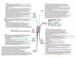 acidosis
in kidney
disease
[created
by Paul
15/12/07]
Distal
(Type 1)
Renal
Tubular
Acidosis
General
- This is also referred to as classic RTA or distal RTA.
- The problem here is an inability to maximally acidify the urine. Typically
urine pH remains > 5.5 despite severe acidaemia ([HCO3] < 15 mmol/l).
- Some patients with less severe acidosis require acid loading tests
(eg with NH4Cl) to assist in the diagnosis. If the acid load drops the
plasma [HCO3] but the urine pH remains > 5.5, this establishes the diagnosis.
General Classification of Causes of type 1 RTA
(i)Hereditary (genetic)
(ii) Autoimminue diseases (eg Sjogren's syndrome, SLE, thyroiditis)
(iii) Disorders which cause nephrocalcinosis (eg primary hyperparathyroidism, vitamin D intoxication)
(iv) Drugs or toxins (eg amphotericin B, toluene inhalation)
(v) Miscellaneous - other renal disorders (eg obstructive uropathy)
Pathophysiological Mechanisms in Reduced H+ Secretion in Distal Tubule
(i) "Weak pump"
- Inability for H+ pump to pump against a high H+ gradient
(ii) "Leaky membrane"
- Back-diffusion of H+ [eg This occurs in RTA due amphotericin B]
(iii) "Low pump capacity"
- Insufficient distal H+ pumping capacity due to tubular damage.
Investigation
- Typical findings are an inappropriately high urine pH (usually > 5.5), low acid secretion
and urinary bicarbonate excretion despite severe acidosis. Renal sodium wasting is
common and results in depletion of ECF volume and secondary hyperaldosteronism with
increased loss of K+ in the urine.
- The diagnosis of type 1 RTA is suggested by finding a hyperchloraemic acidosis in
association with an alkaline urine particularly if there is evidence of renal stone
formation.
Note: If [HCO3 > 15 mmol/l, then acid loading tests are required to establish the diagnosis.
Treatment
- Treatment with NaHCO3 corrects the Na+ deficit, restores the extracellular fluid volume
and results in correction of the hypokalaemia. Typical alkali requirements are in the range
of 1 to 4 mmol/kg/day. K+ supplements are only rarely required. Sodium and potassium
citrate solutions can be useful particularly if hypokalaemia is present. Citrate will bind
Ca++ in the urine and this assists in preventing renal stones.
Proximal
(Type 2)
Renal
Tubular
Acidosis
General
- Type 2 RTA is also called proximal RTA because the main problem is greatly impaired
reabsorption of bicarbonate in the proximal tubule.
- At normal plasma [HCO3], more than 15% of the filtered HCO3 load is excreted in the
urine. When acidosis is severe and HCO3 levels are low (eg <17 mmols/l), the urine may
become bicarbonate free.
Features
- Symptoms are precipitated by an increase in plasma [HCO3]. The defective proximal
tubule cannot reabsorb the increased filtered load and the distal delivery of bicarbonate is
greatly increased. The H+ secretion in the distal tubule is now overwhelmed by
attempting to reabsorb bicarbonate and the net acid excretion decreases. This results in
urinary loss of HCO3 resulting in systemic acidosis with inappropriately high urine pH.
The bicarbonate is replaced in the circulation by Cl-.
- The increased distal Na+ delivery results in hyperaldosteronism with consequent renal
K+ wasting. The hypokalaemia may be severe in some cases but as hypokalaemia inhibits
adrenal aldosterone secretion, this often limits the severity of the hypokalaemia.
- Hypercalciuria does not occur and this type of RTA is not associated with renal stones.
- During the NH4Cl loading test, urine pH will drop below 5.5.
- Note that the acidosis in proximal RTA is usually not as severe as in distal RTA and the
plasma [HCO3] is typically greater than 15 mmol/l.
Causes
- There are many causes but most are associated with multiple proximal tubular defects
eg affecting reabsorption of glucose, phosphate and amino acids. Some cases are hereditary.
- Causes include vitamin D deficiency, cystinosis, lead nephropathy, amyloidosis and
medullary cystic disease.
Treatment
- Treatment is directed towards the underlying disorder if possible.
- Alkali therapy (NaHCO3) and supplemental K+ is not always necessary. If alkali
therapy is required, the dose is usually large (up to 10 mmols/kg/day) because of the
increased urine bicarbonate wasting associated with normal plasma levels.
- K+ loss is much increased in treated patients and supplementation is required.
- Some patients respond to thiazide diuretics which cause slight volume contraction and
this results in increased proximal bicarbonate reabsorption so less bicarbonate is needed.
Type 3
Renal
Tubular
Acidosis
- This term is no longer used.
- Type 3 RTA is now considered a subtype of Type 1 where there is
a proximal bicarbonate leak in addition to a distal acidification defect.
Type 4
Renal
Tubular
Acidosis
General
- A number of different conditions have been associated with this type but most patients
have renal failure associated with disorders affecting the renal interstitium and tubules. In
contrast to uraemic acidosis, the GFR is greater than 20 mls/min.
- a useful differentiating point is that hyperkalaemia occurs in type 4 RTA (but
NOT in the other types).
Pathophysiology
- The underlying defect is impairment of cation-exchange in the distal tubule with
reduced secretion of both H+ and K+.
- This is a similar finding to what occurs with aldosterone deficiency and type 4 RTA can
occur with Addison's disease or following bilateral adrenalectomy.
- Acidosis is not common with aldosterone deficiency alone but requires some degree of
associated renal damage (nephron loss) esp affecting the distal tubule.
- The H+ pump in the tubules is not abnormal so patients with this disorder are able to
decrease urine pH to < 5.5 in response to the acidosis.
comparison
of RTA types
uraemic
acidosis
- The acidosis occurring in uraemic patients is due to failure of excretion of acid anions (particularly
phosphate and sulphate) because of the decreased number of nephrons. There is a major decrease
in the number of tubule cells which can produce ammonia and this contributes to uraemic acidosis.
- Serious acidosis does not occur until the GFR has decreased to about 20 mls/min. This
corresponds to a creatinine level of about 0.30-0.35 mmols/l.
- The plasma bicarbonate in renal failure with acidosis is typically between 12 & 20
mmols/l. Intracellular buffering and bone buffering are important in limiting the fall in
bicarbonate. This bone buffering will cause loss of bone mineral (osteomalacia).
- Most other forms of metabolic acidosis are of relatively short duration as the patient is either treated
with resolution of the disorder or the patient dies. Uraemic acidosis is a major exception as these patients
survive with significant acidosis for many years. This long duration is the reason why loss of bone mineral
is significant in uraemic acidosis but is not a feature of other causes of metabolic acidosis.
general
- Metabolic acidosis occurs with both acute and chronic renal failure and with
other types of renal damage. The anion gap may be normal or may be elevated.
- If the renal damage affects both glomeruli and tubules, the acidosis is a high-anion
gap acidosis. It is due to failure of adequate excretion of various acid anions due to
the greatly reduced number of functioning nephrons.
- If the renal damage predominantly affects the tubules with minimal glomerular damage,
a different type of acidosis may occur. This is called Renal Tubular Acidosis (RTA) and
this is a normal anion gap or hyperchloraemic type of acidosis. The GFR may be normal
or only minimally affected.
- Renal tubular acidosis is a form of hyperchloraemic metabolic acidosis which occurs
when the renal damage primarily affects tubular function without much effect on
glomerular function. The result is a decrease in H+ excretion which is greater than can be
explained by any change in GFR. If glomerular function (ie GFR) is significantly
depressed, the retention of fixed acids results in a high anion gap acidosis.
- Three main clinical categories or 'types' of renal tubular acidosis (RTA) are now
recognised but the number of possible causes is large. The mechanism causing the defect
in ability to acidify the urine and excrete acid is different in the three types.
- Incomplete forms of RTA also occur. The arterial pH is normal in these patients and
acidosis develops only when an acid load is present.
ComparisonofMajorTypesofRTA
Type1 Type2 Type4
Hyperchloraemic
acidosis
Yes Yes Yes
MinimumUrinepH >5.5 <5.5(butusually>5.5
beforetheacidosis
becomesestablished)
<5.5
PlasmapotassiumLow-normal Low-normal high
Renal stones Yes No No
Defect ReducedH+
excretionin
distal tubule
ImpairedHCO3
reabsorptioninproximal
tubule
Impairedcation
exchangein
distal tubule
 
