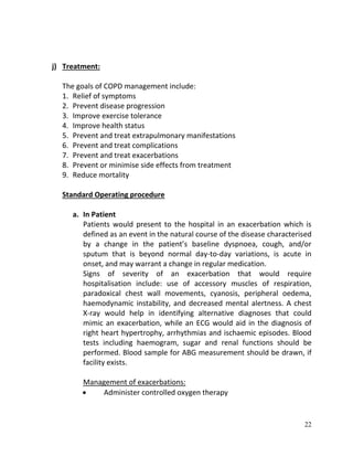 Medicine (respiratory) treatment guidelines Govt of India | PDF