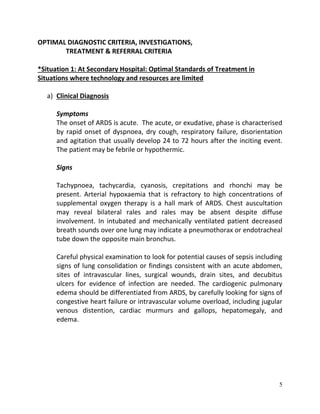 Medicine (respiratory) treatment guidelines Govt of India | PDF