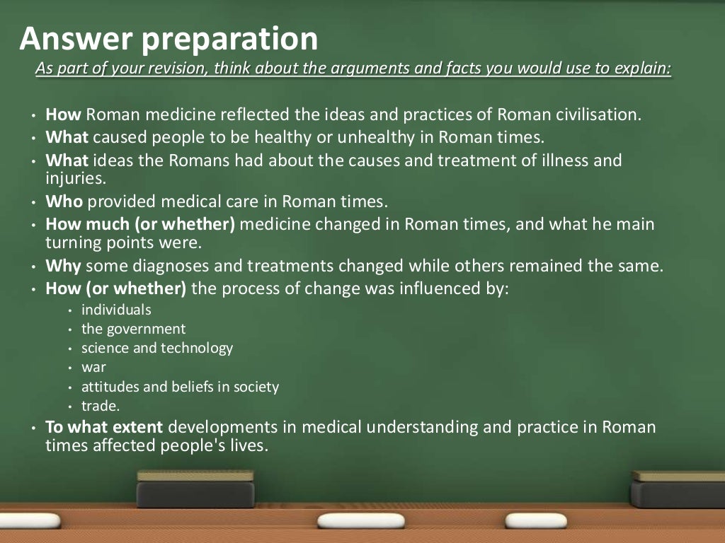 Medicine through time GCSE History