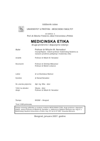 Medicinska etika II